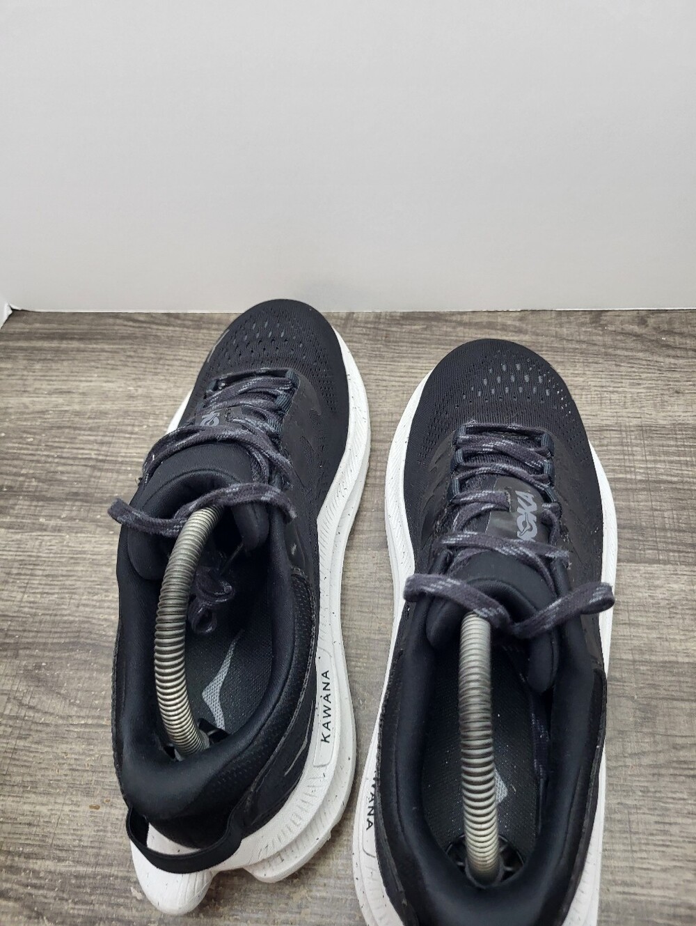 Hoka One One Kawana 2 Women's Size 8.5 B Running Shoes Black White - Picture 6 of 10